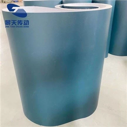 Cinta transportadora de PVC con superficie mate